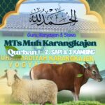MTs Muhammadiyah Karangkajen Yogyakarta Gelar Penyembelihan Hewan Qurban 1445H