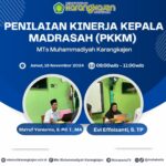 MTs Muhammadiyah Karangkajen Gelar Penilaian Kinerja Kepala Madrasah