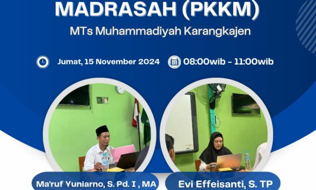 MTs Muhammadiyah Karangkajen Gelar Penilaian Kinerja Kepala Madrasah