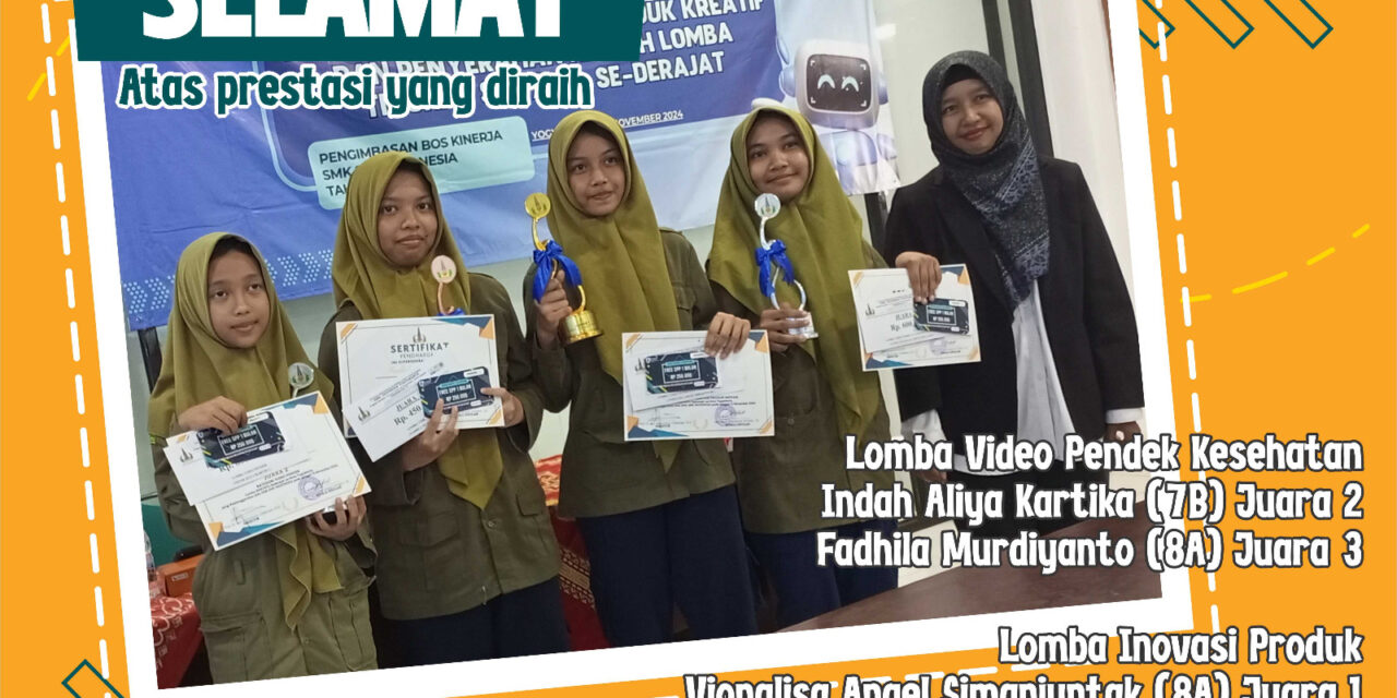 Siswa MTs Muhammadiyah Karangkajen Raih Prestasi di Lomba HUT SMK/SMF Indonesia ke-59