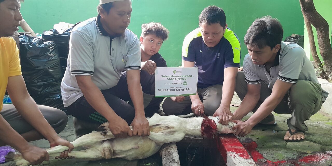 MTs Muhammadiyah Karangkajen Gelar Penyembelihan Hewan Qurban 1446 H