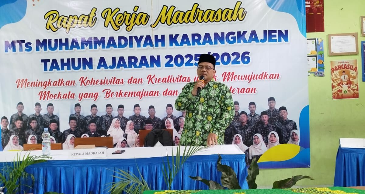MTs Muhammadiyah Karangkajen Gelar Rapat Kerja Madrasah 2025/2026