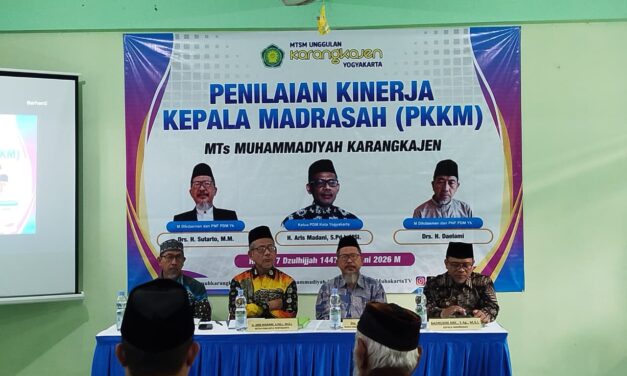 Tim PKKM PDM Yogyakarta Lakukan Penilaian di MTs Muhammadiyah Karangkajen