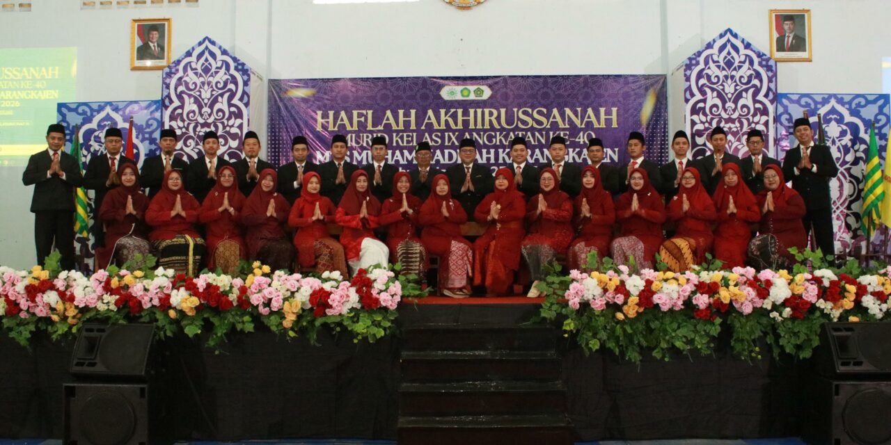 Akhirussanah MTs Muhammadiyah Karangkajen Berlangsung Khidmat