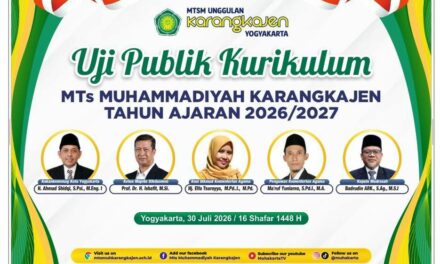 MTs Muhammadiyah Karangkajen Gelar Uji Publik Kurikulum, Perkuat Komitmen Wujudkan Madrasah Unggul dan Berprestasi