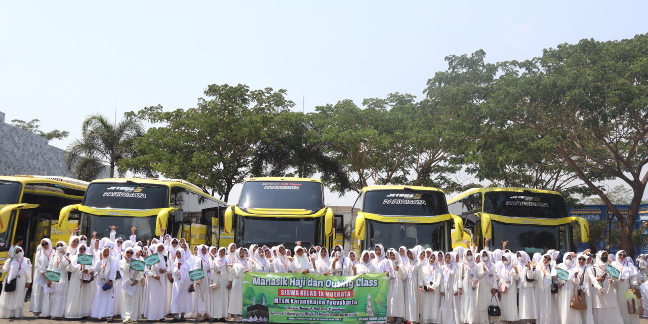 MTs Muhammadiyah Karangkajen Yogyakarta Gelar Outing Class dan Manasik Haji ke Fatimah Zahra dan Saloka