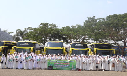 MTs Muhammadiyah Karangkajen Yogyakarta Gelar Outing Class dan Manasik Haji ke Fatimah Zahra dan Saloka